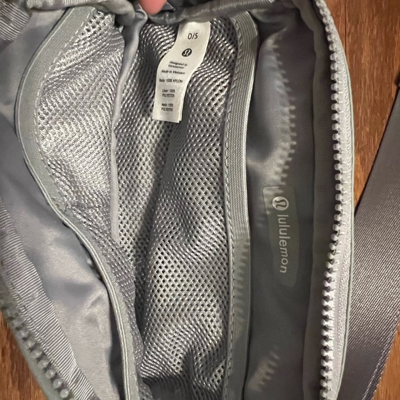 NEW!! Lululemon everywhere belt bag. Color: silver drop - Picture 3 of 3